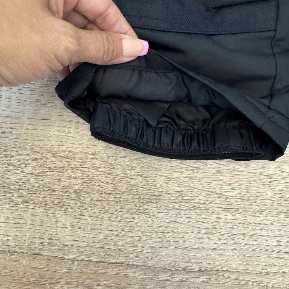Cat & Jack Black Kids Snow Bibs Overall Pants - Size 12 Months‎